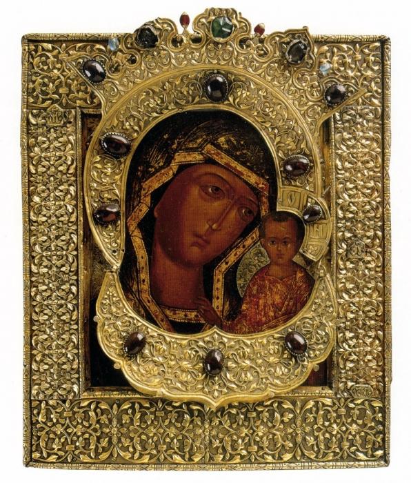 정통 iconostasis : 아이콘 "카잔의 하느님의 어머니", 그 의미와 힘