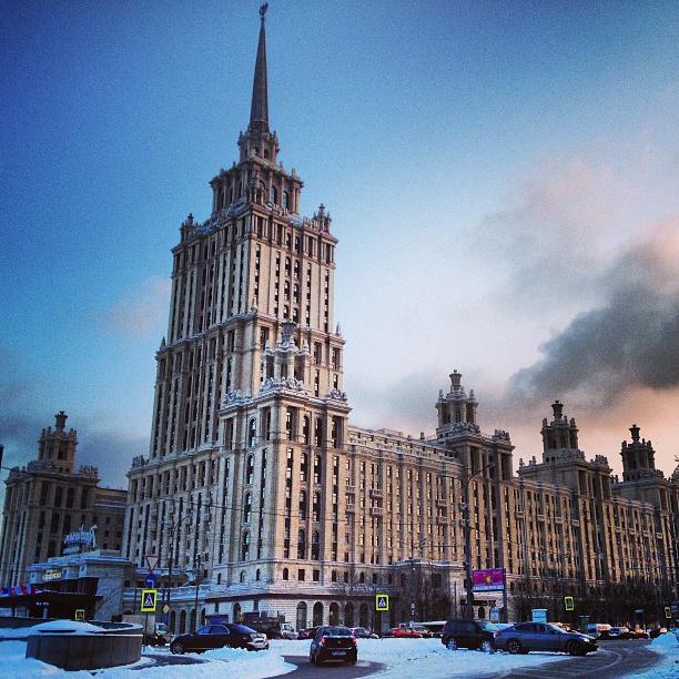 스탈린 시대의 모스크바 고층 빌딩 