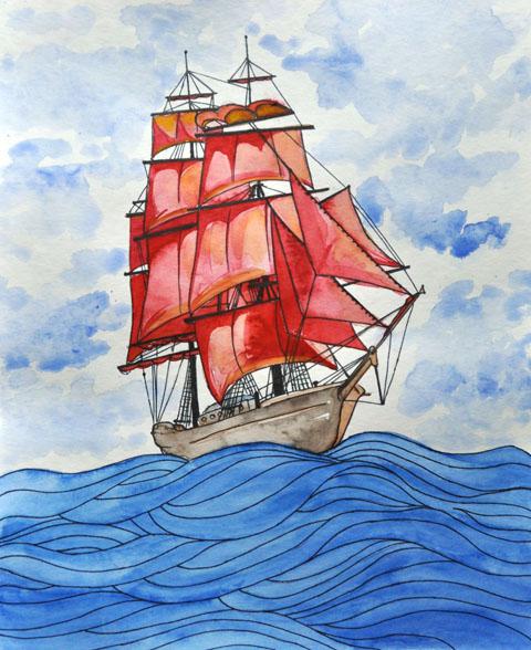 Scarlet Sails : 짧은 요약. 스칼렛 돛 장별